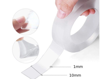 Taśma dwustronna Nano 1mm 10 mm 5 m przeźroczysta AW